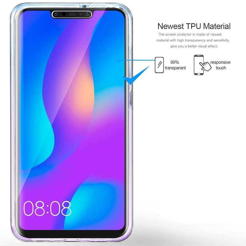 Чехол с полным покрытием для Huawei Mate 20 10 P20 Pro P10 P9 P8 Lite 2017 Honor 8 Nova 2i P Smart 2019 мягкий