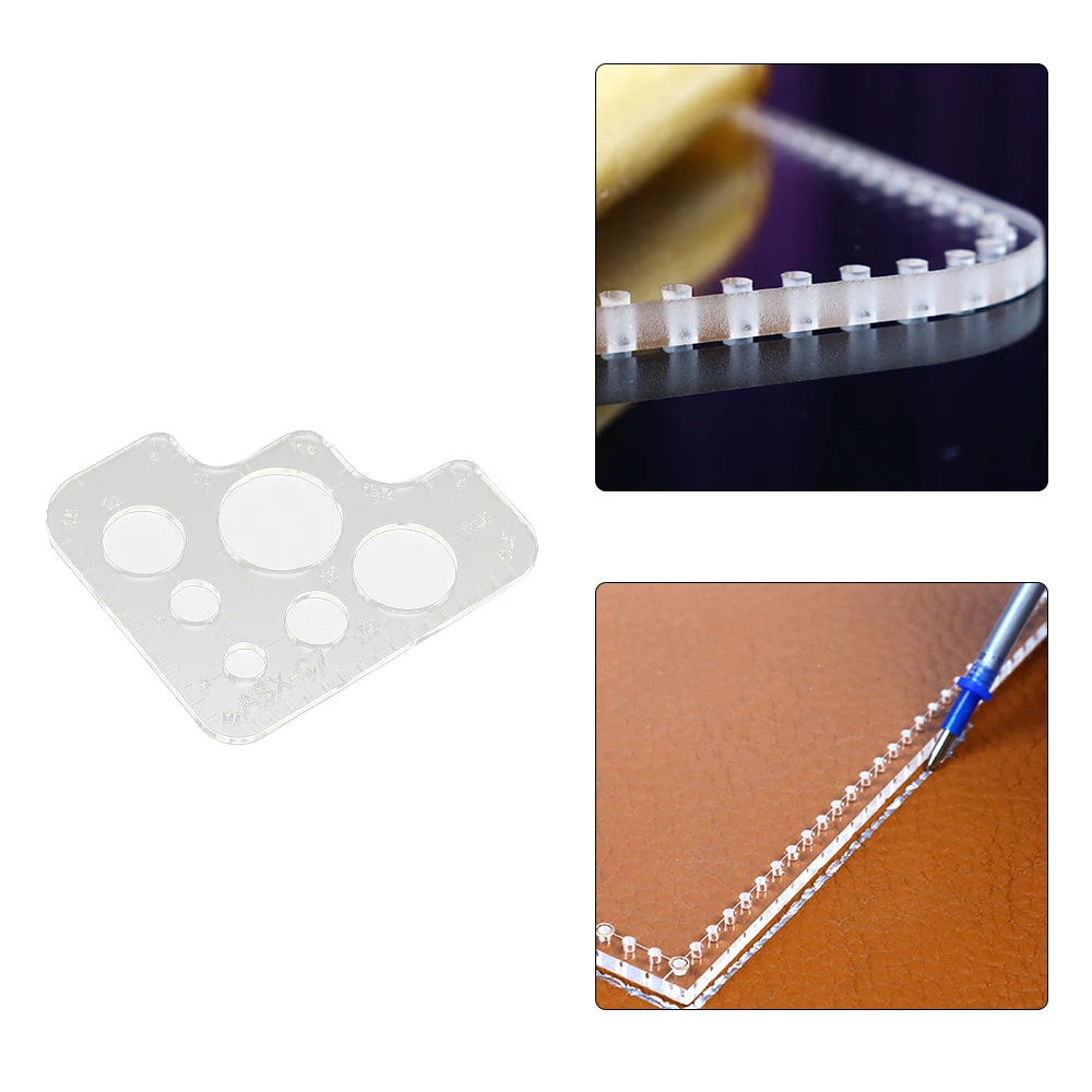 Трафарет из оргстекла и акрила для работы с кожей трафарет рукоделия