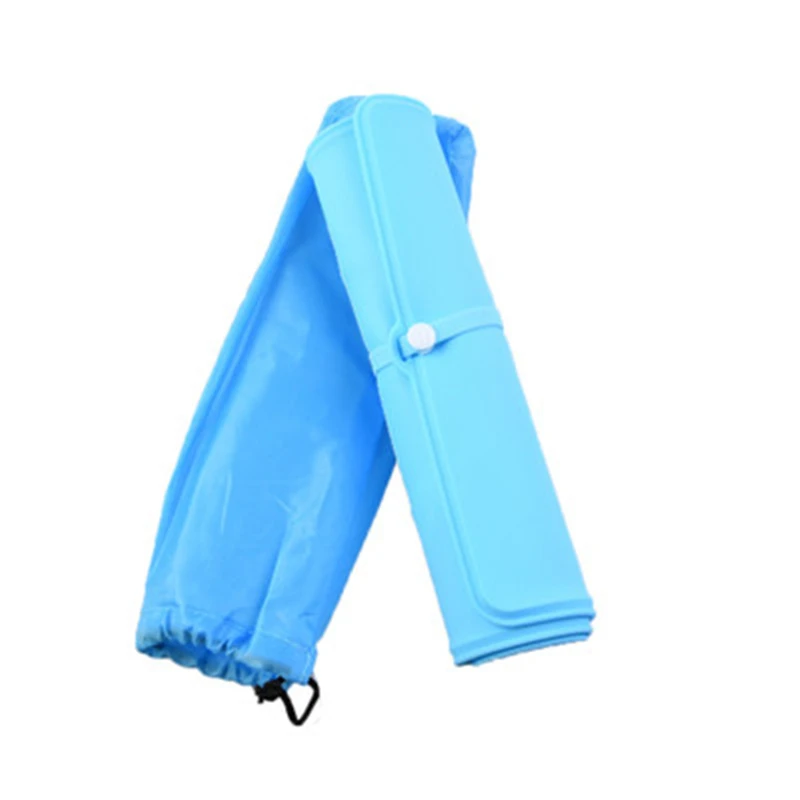 

Double Dog Bowls Silicone Food Water Feeder Foldable Pet Mat Pad Travel Rectangle Cat Bowl DIY Pets Accessories