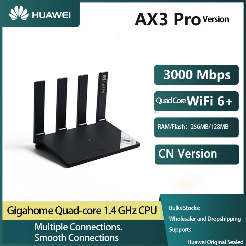 Huawei AX3 PRO Wi Fi маршрутизатор 6 + 3000 Мбит Quad Core Wifi умный дом сетки беспроводной