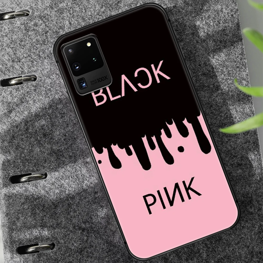 

BLACKPINKs Kpop Phone Case Cover Hull For Samsung Galaxy S 7 8 9 10 e 20 FE edge uitra plus Note 9 10 20 black Etui Soft Prime
