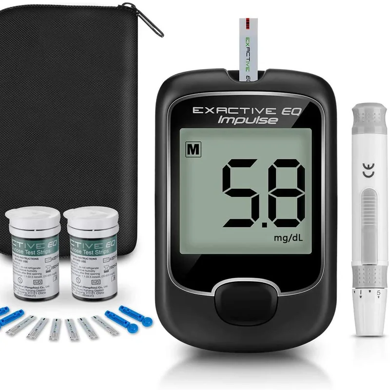 Глюкометр MICROTECH медицинский с ланцетами бытовой автоматический прибор для