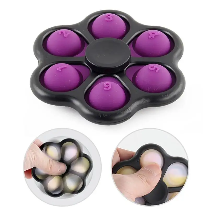 Juguete sensorial de burbujas para ni&ntilde;os y adultos, juguete de silicona para desarrollar el cerebro-1