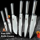 Набор ножей шеф-повара из нержавеющей стали, 6 шт.