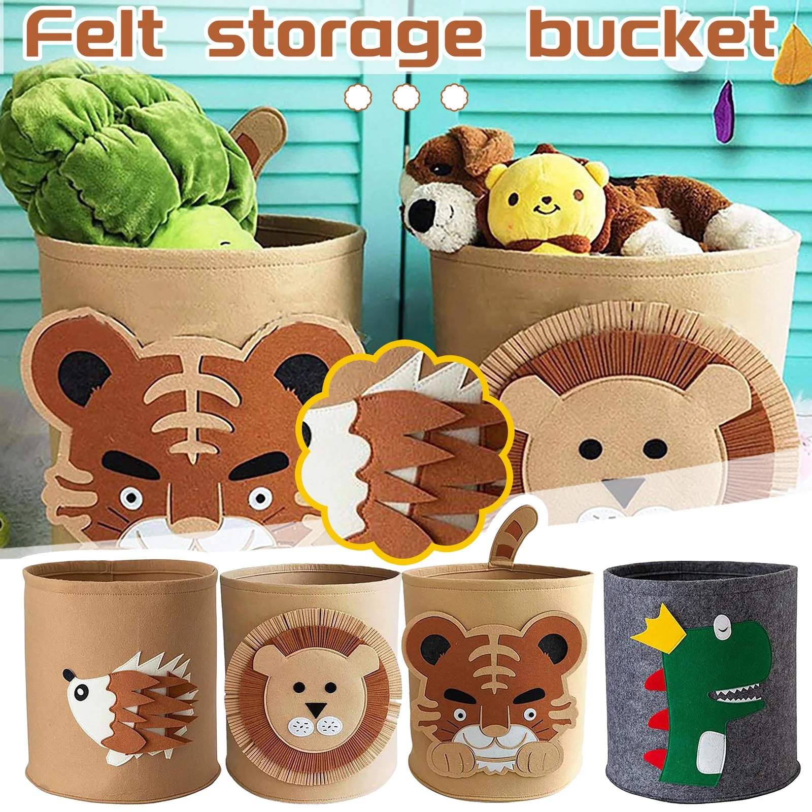 

Foldable laundry basket, non-woven toy storage bucket, bedroom basket, laundry basket.