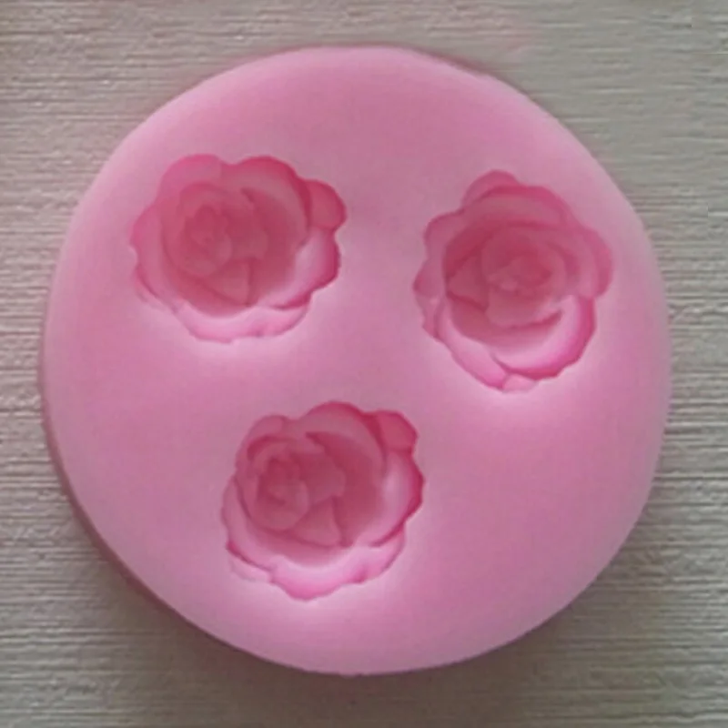 Горячая Распродажа силиконовая форма в виде цветка розы для выпечки тортов с