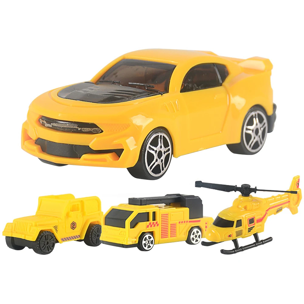 

Классическая модель автомобиля для мальчиков, 4 шт., домашняя игрушка, самосвал, миниатюрный инженерный автомобиль, трактор из сплава, литой ...