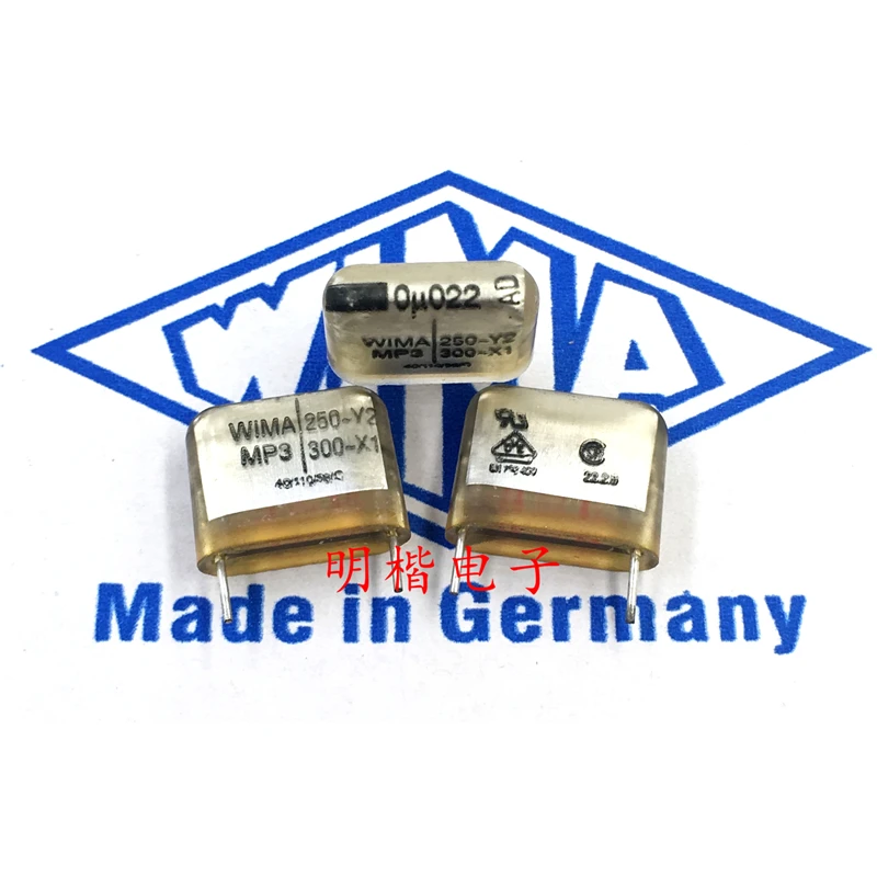 20pcs/lot German original WIMA MP3 Series Metallized Paper (MP) RFI-Capacitors Class X1 X2 Y2 free shipping