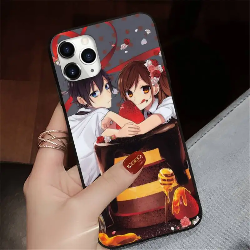 

Horimiya Japan anime cartoon Phone Case for iPhone 7 8 11 12 Pro X XS Max XR Samsung A S 10 20 50 Plus pro funda