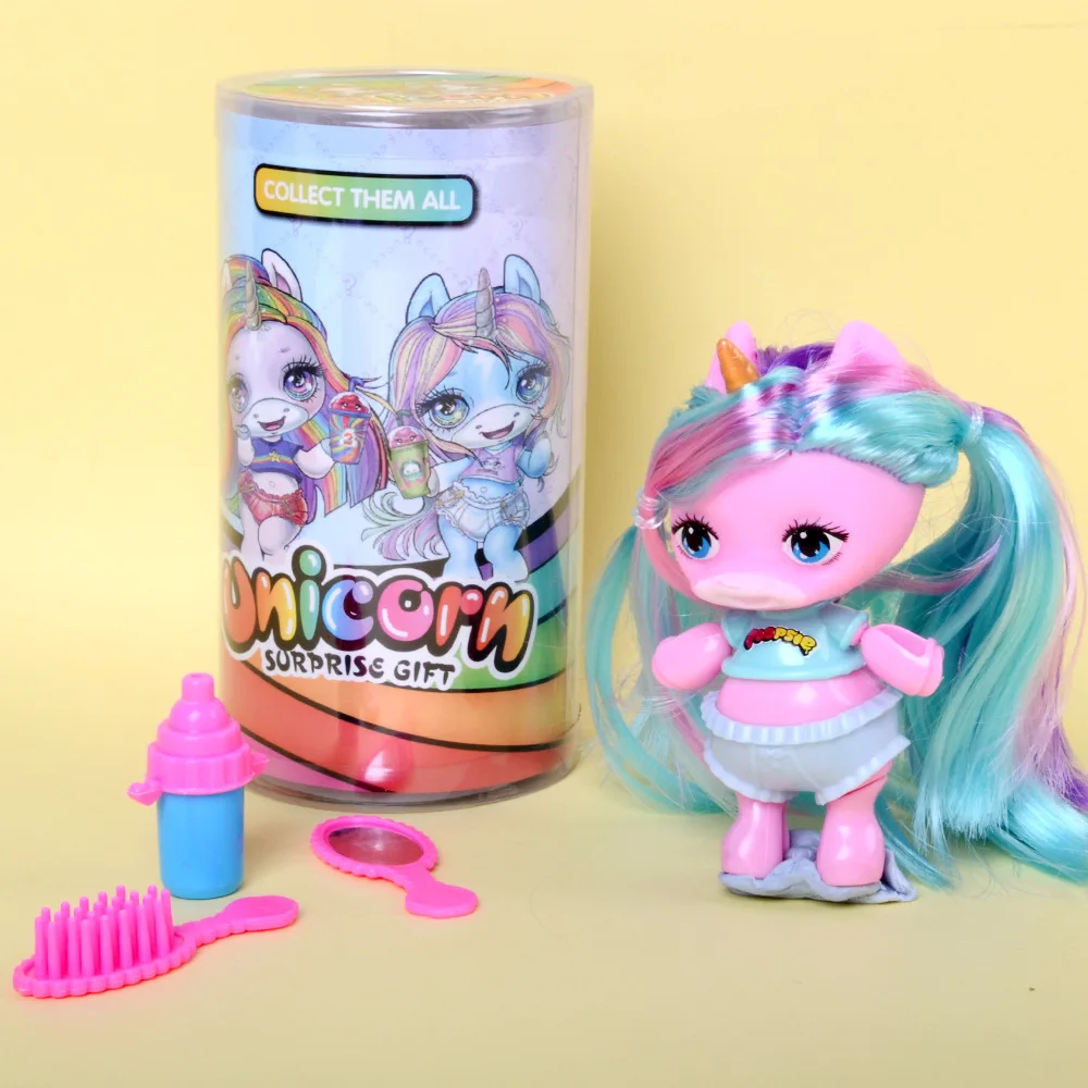 Кукла сюрприз MGA пупсик Slime силиконовые единорог Радуга фигурку игрушки для детей девочек Подарки Игрушки| |
