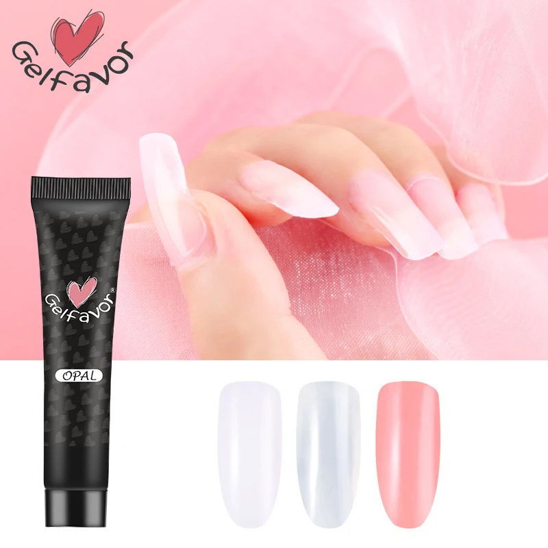 Nail Art волокна быстро расширить с украшением в виде кристаллов клей расширение