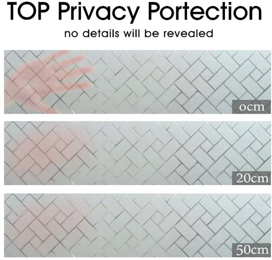 Уединение оконная пленка матовые наклейки на окно анти-УФ пленки неклеящиеся