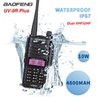 Рация Baofeng UV-9R Plus, 10 Вт, водонепроницаемая, портативная, Любительская рация UV 9R, Двухдиапазонная, FM, HF, приемопередатчик UV9R