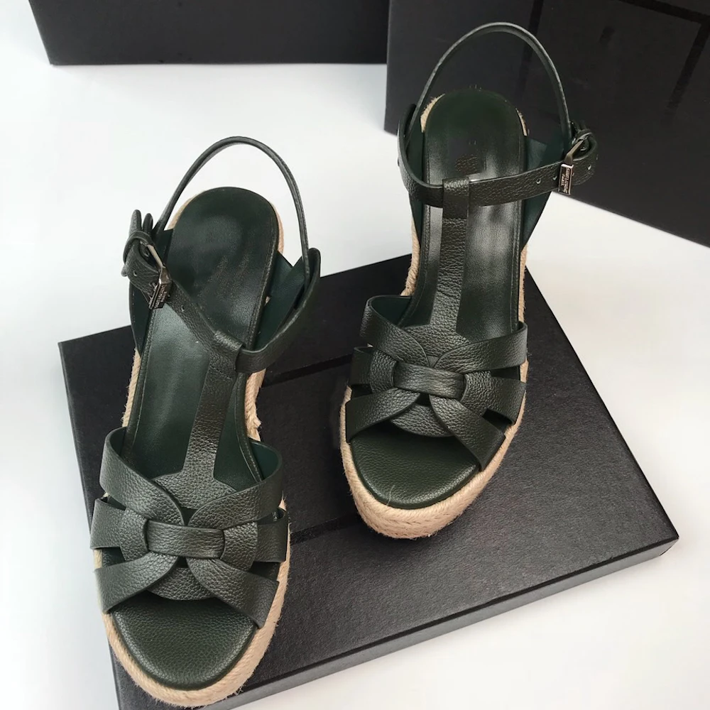 Женские босоножки женские вечерние туфли из натуральной кожи с ремешком на