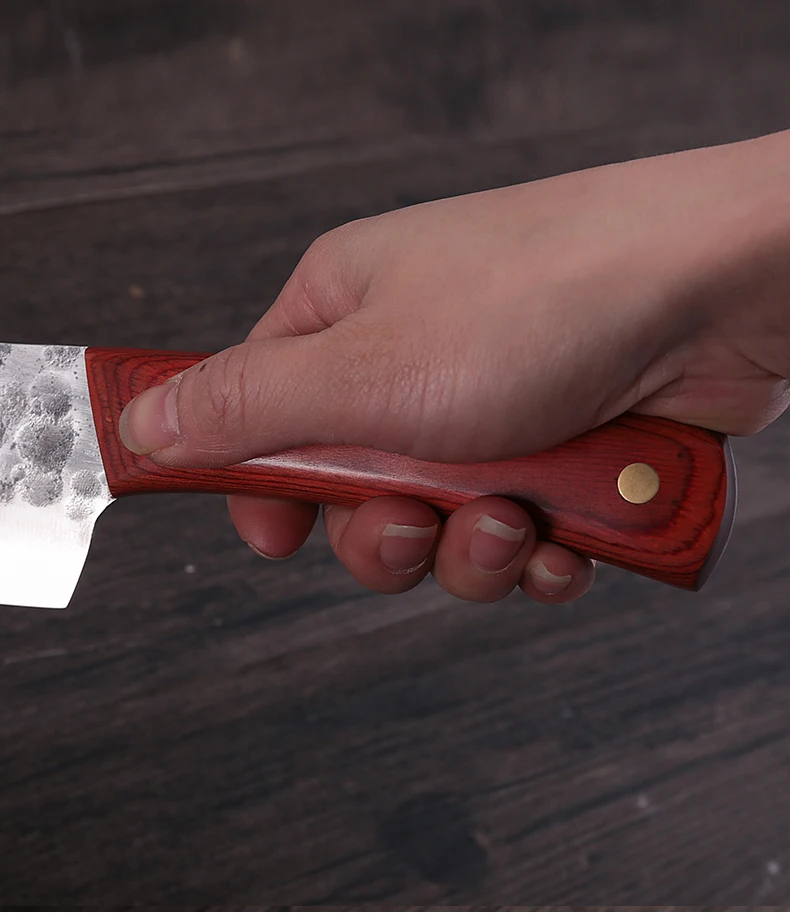 Ручная ковка острый и прочный китайский старинный кованый процесс сборка одного