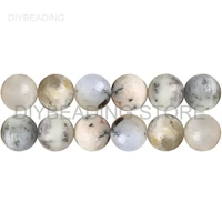 healing beads for jewelry making undyed natural white opal precious stone round 6mm 8mm beads online bulk wholesale supply