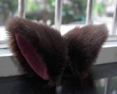 Горячая новинка, кошачьи ушки, зажим для костюма, вечерние, COS, кошачьи ушки, на Хэллоуин, милые, необычные, косплей, вечерние, аниме, кошачьи ушки, клипсы, пара заколок - Цвет: A