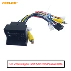 FEELDO 16-Pin Android автомобильный медиаплеер Navi Радио провод жгут для Volkswagen Golf 56PoloPassatTiguanTouran