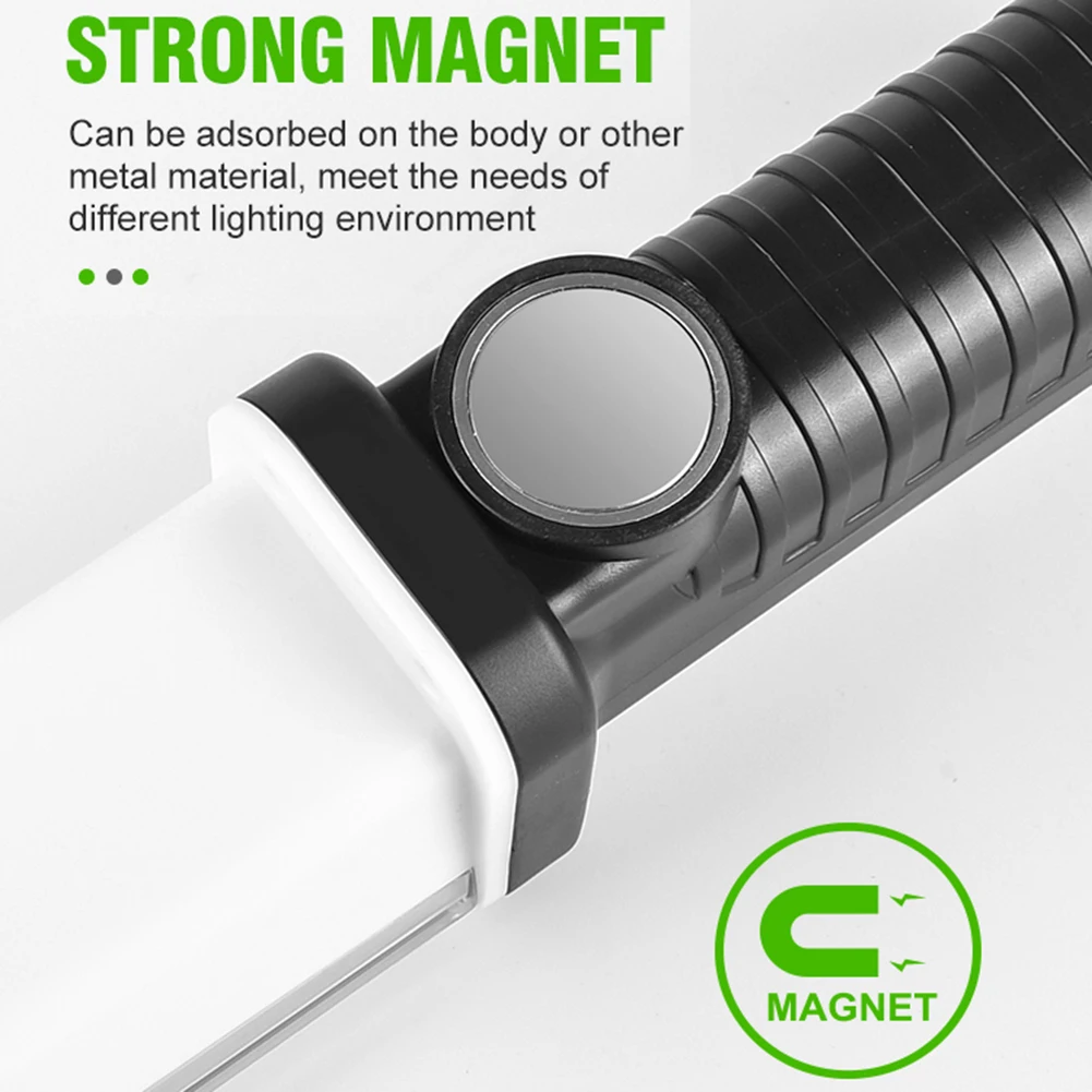 

60 LED Handheld Work Flashlight Rechargeable Magnetic Multifunctional Inspection Electric Torch Lamp