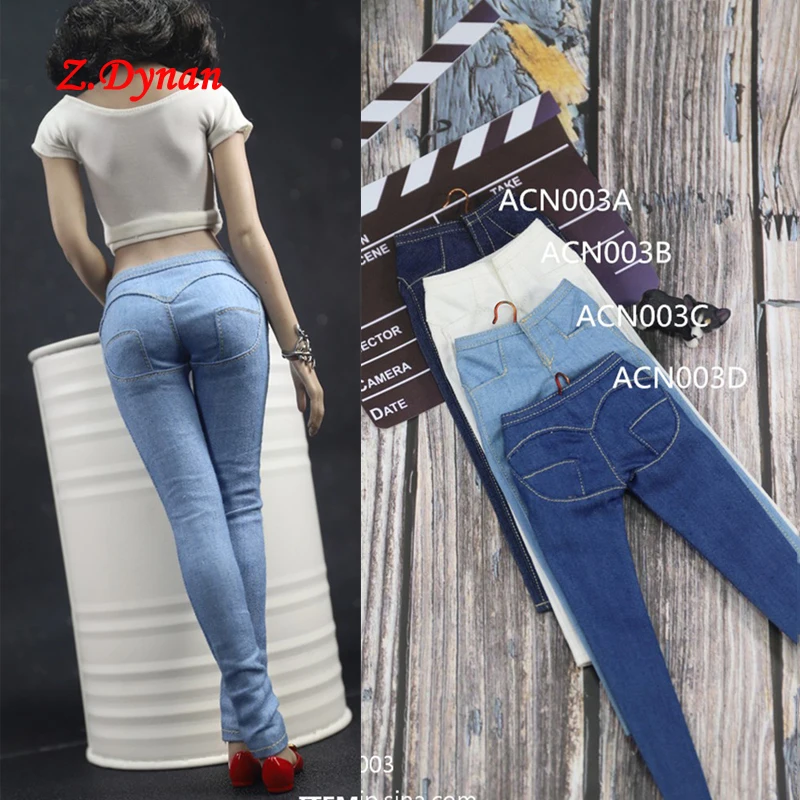 ACNTOYS ACN003 масштаб 1/6 Женская девушка женщина женские узкие джинсовые брюки