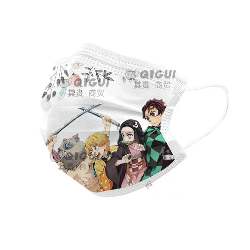 50 шт./кордер. Раньше маски для косплея рассекающего демонов взрослых и детей с