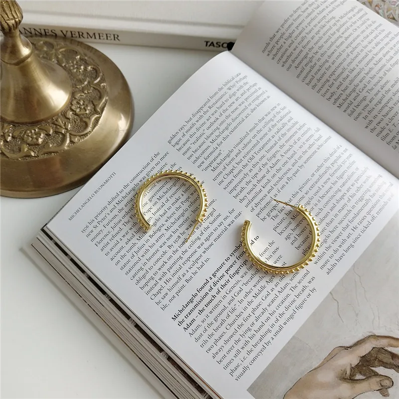 RUIYI реальные 925 стерлингового серебра для девочек в стиле панк Гипербола