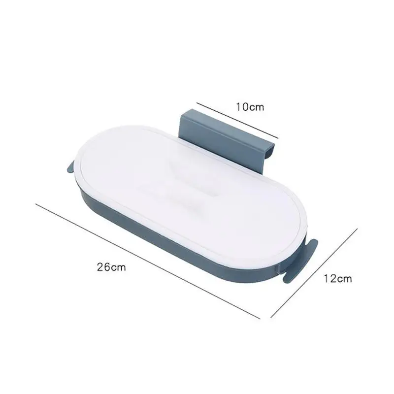 

Kitchen Garbage Bag Rack Holder Plastic Trash Bag Bracket Rack Hanging Trash Rubbish Bag Storage Shelf for Cupboard Door Back