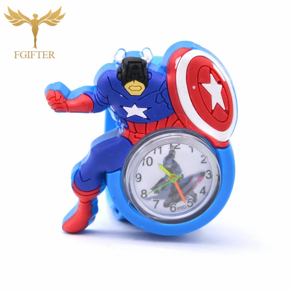 Children Watch 3D глаза Гадкий я мультфильм часы драгоценный молочный папа милые детские часы Детские кварцевые наручные часы для девочек и мальчиков - Цвет: Children Watch