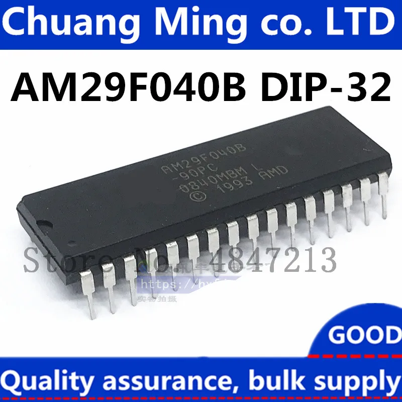 Бесплатная доставка, 5 шт./лот AM29F040B-90PC AM29F040B DIP-32 IC AM29F040B-90