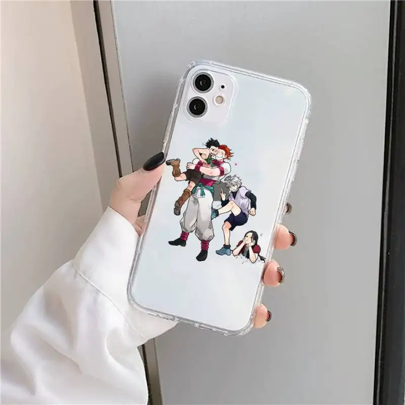 

Hunter x Hunter 3 HXH Anime Hisoka Phone Case Transparent for iPhone 11 12 mini pro XS MAX 8 7 6 6S Plus X 5S SE 2020 XR