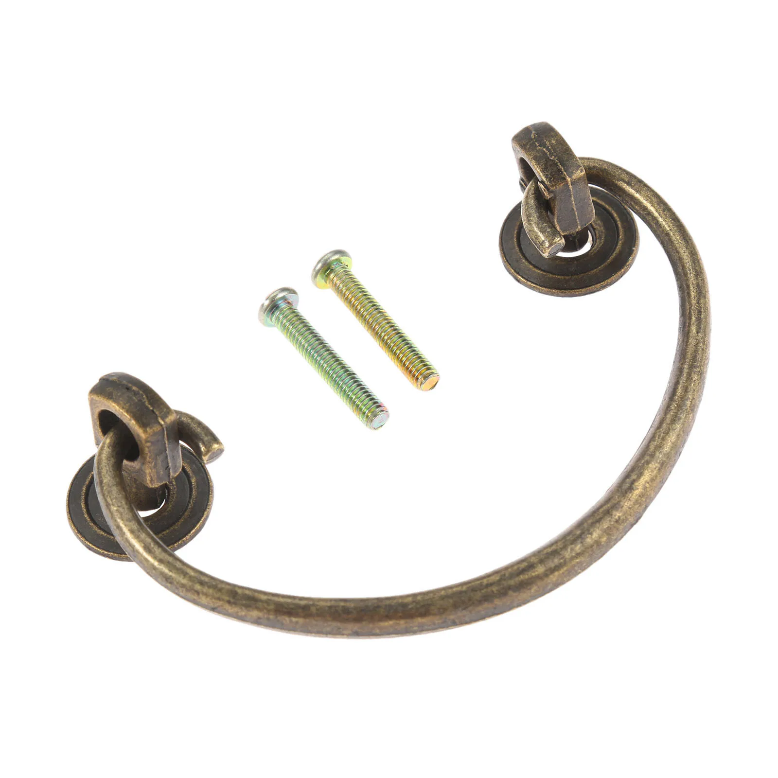 Античная бронзовая деревянная коробка шкаф ручки 66 мм расстояние между