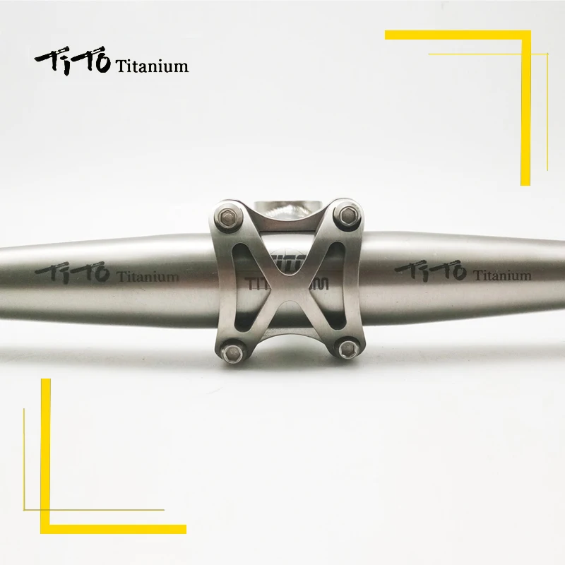 Тито titanium велосипедный вынос руля углеродное волокно MTB Горный Руль для шоссейного велосипеда велосипедная стойка для велосипеда 25,4 мм/31,8 мм x Длина 50/60/70/80/90/100/110/120 мм