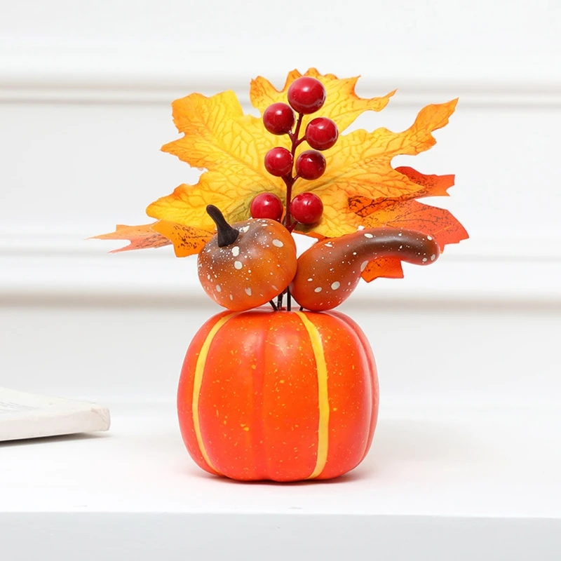 

Искусственные тыквы, реалистичная модель для рождества, Дня благодарения, дома вечерние НКИ, дома, осень Урожай для декора