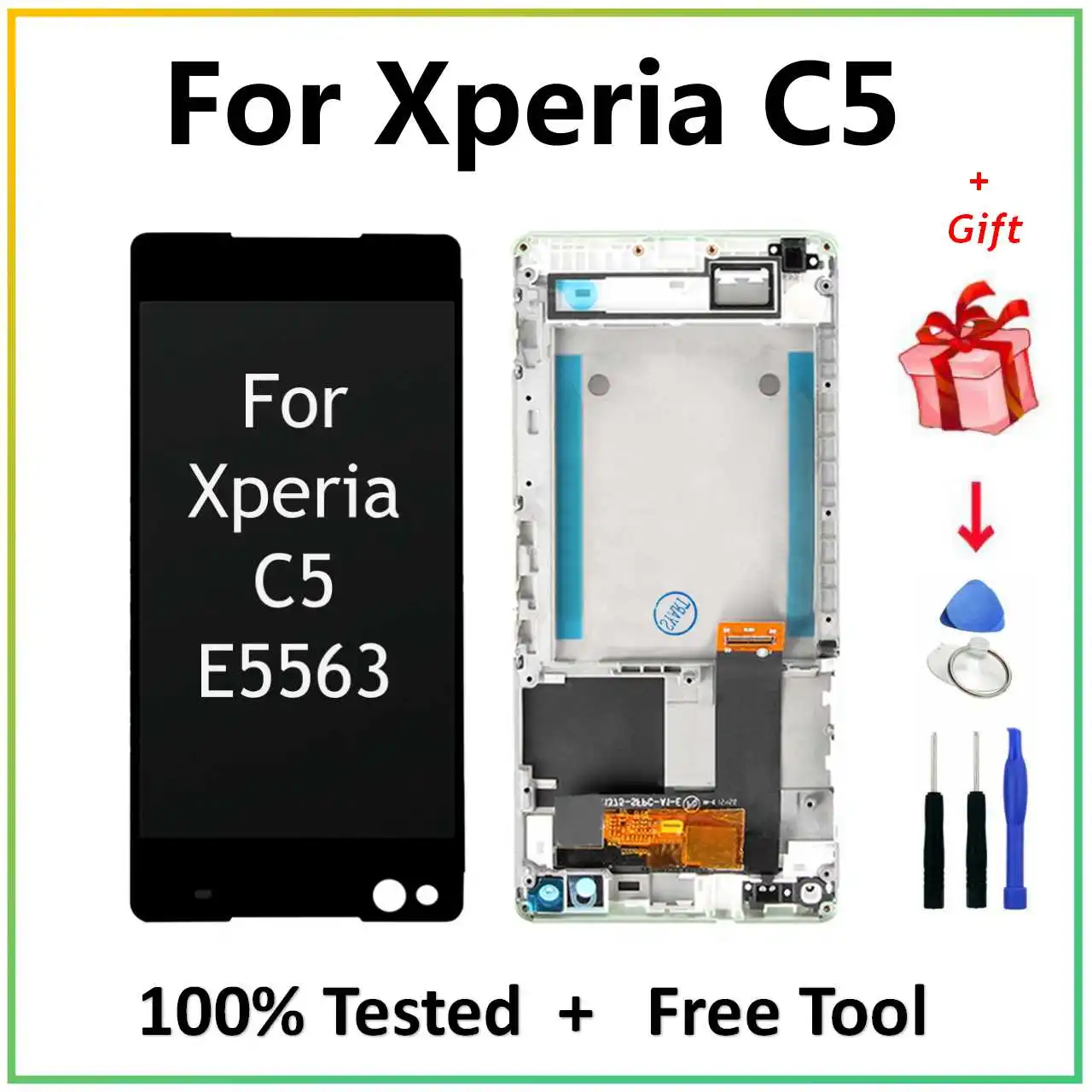 SYART LCDs для Sony Xperia C5 E5563 E5533 E5506 E5553 ЖК дисплей с сенсорным экраном дигитайзер