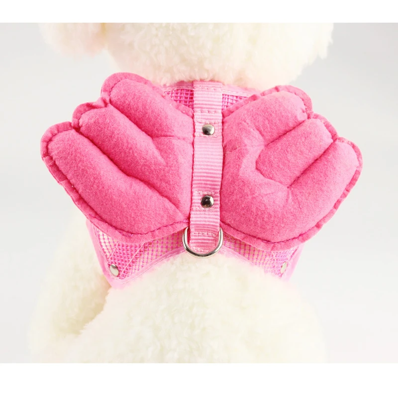 Шлейка с крыльями ангела для кошек одежда маленьких собак милый ошейник щенков