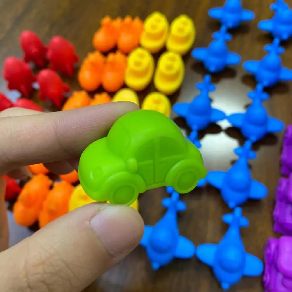 Игрушка с подсчетом животных 1 набор разноцветные развивающие креативные