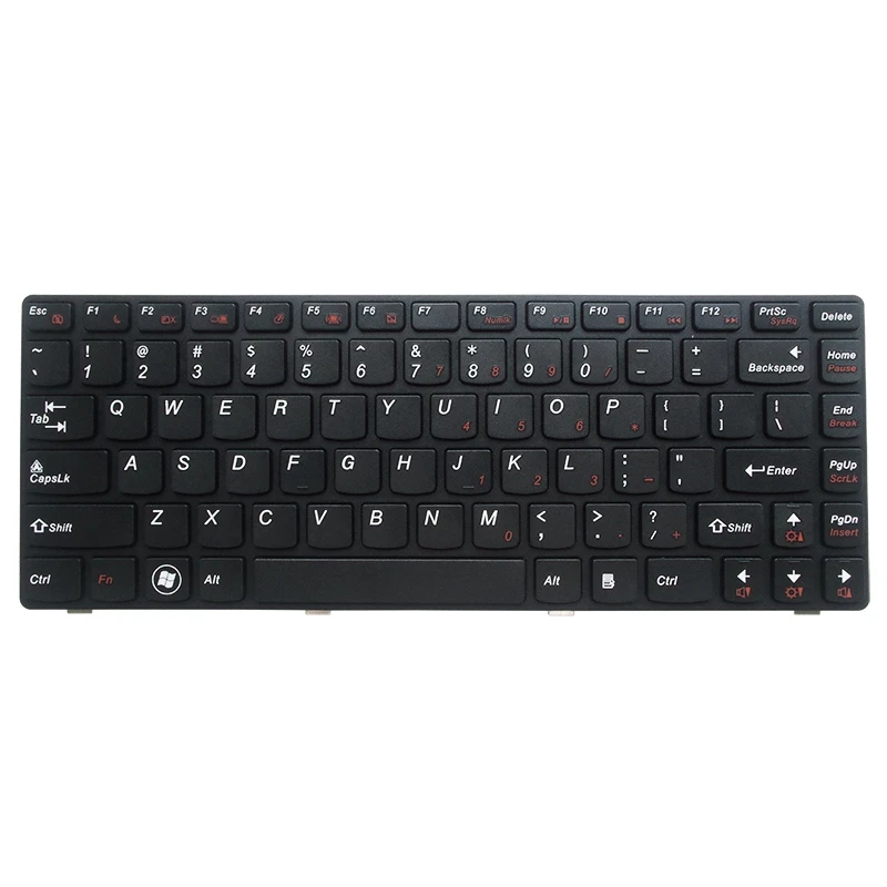 Сменная Клавиатура для ноутбука Lenovo Z470 AM Z470AT Z470AX Z470K Z470G Z475 Z370 Z470AM Z375 черный США|laptop