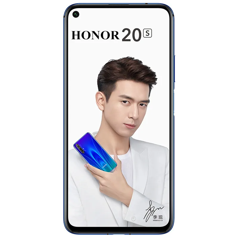 Honor 20 s 20 s смартфон Kirin 810 Восьмиядерный 6,26 дюймовый полноэкранный 48MP три камеры 3750 мАч GPU Turbo мобильный телефон