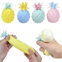 fruit squishy fidget toys stress reliever stretchy pineapple squeeze toys antistress children fidget vent gift brinquedos