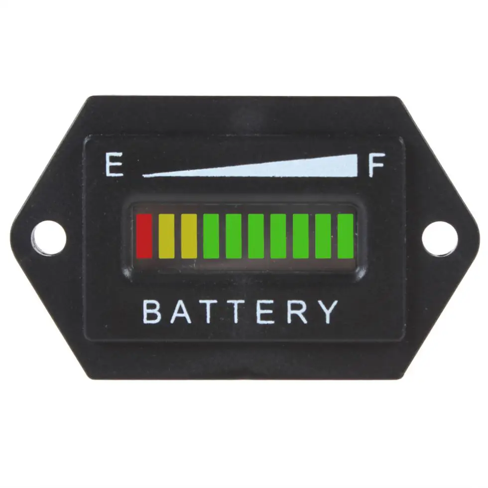 Светодиодный Батарея индикатор заряда измеритель авто Ёмкость Тестер 12/24V 36V 48V |