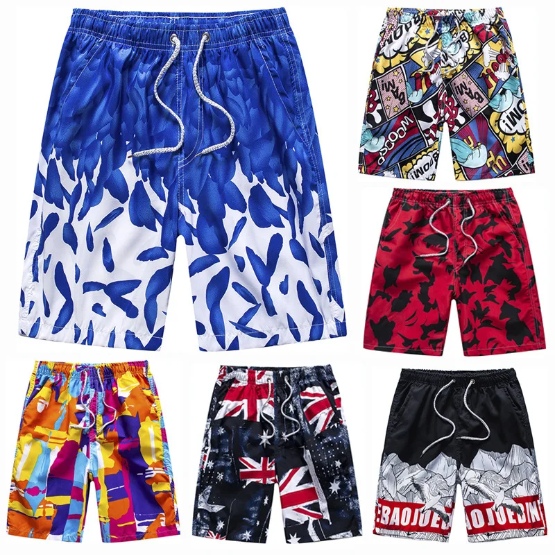 

Summer Board Shorts For Men Brand Beach Wear Swim Quick Dry Fashion Surfing Casual Daily Trip Shopping Shorts Male M-4XL
