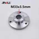 Фланцевый патрон с резьбой шпинделя M33x3.5mm M33, опорная пластина, переходная пластина K11-80 K12-80 K11-100 K12-100