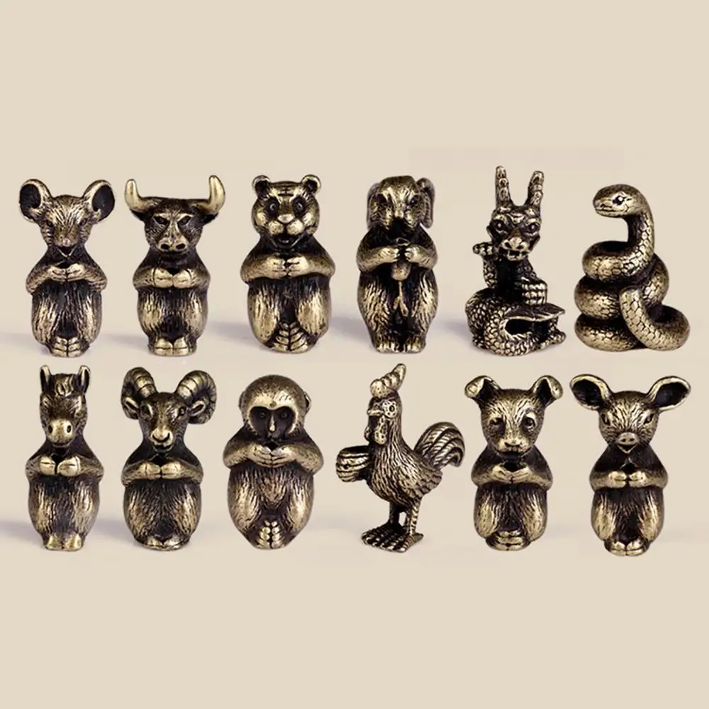 

1Pc Metal Chinese Censer Zodiac Animal Incense Stick Holder Meditation Stand Decoration Home Decoration Accessories Crafts