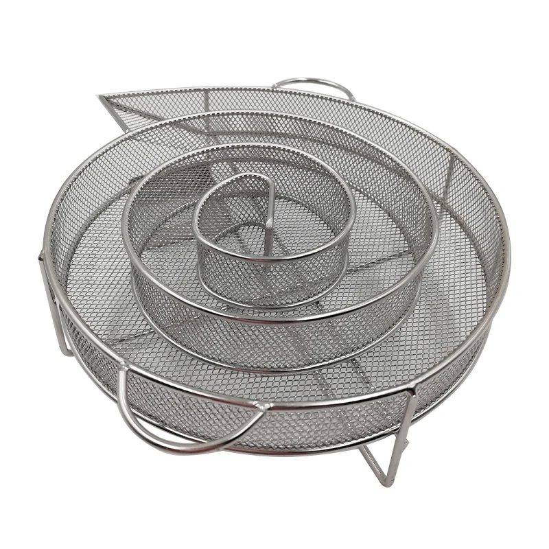

Wood Chips Charcoal Smoker Box Food Grade Smoked Basket Cold Smoke Generator