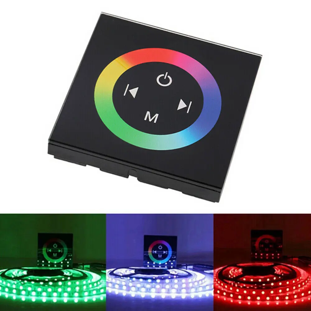 Настенный RGB-контроллер регулятора яркости для светодиодной ленсветильник 5050 3528