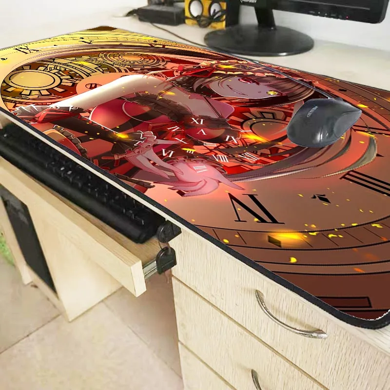 Mairuige Date A Live Kurumi аниме мультфильм большой коврик для мыши большой игровой коврик для мыши отправить другу 40x90 см