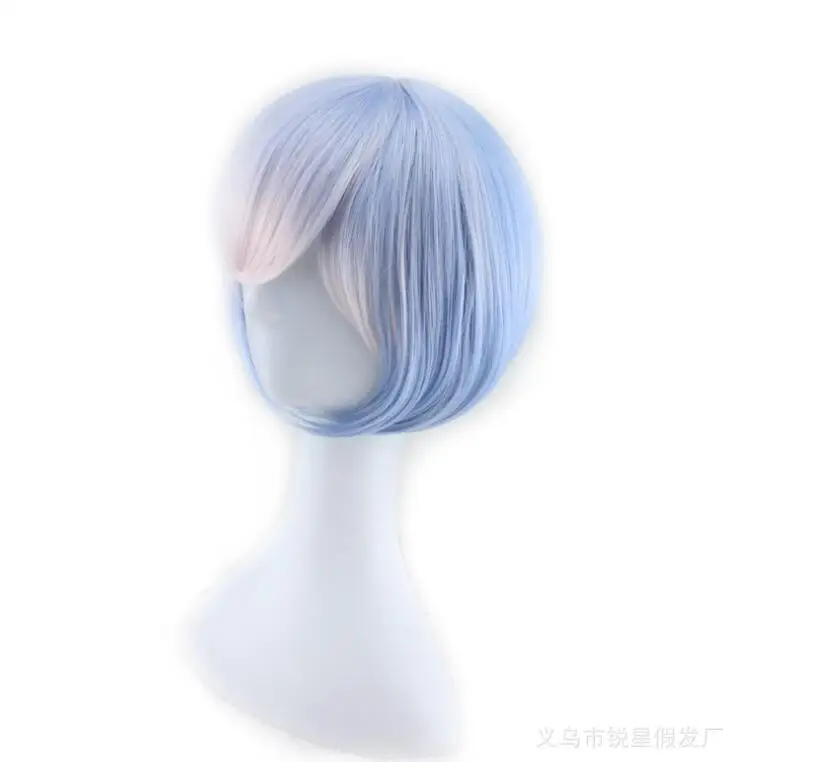 Парик унисекс с прямыми волосами для косплея защитой от царапин разных видов