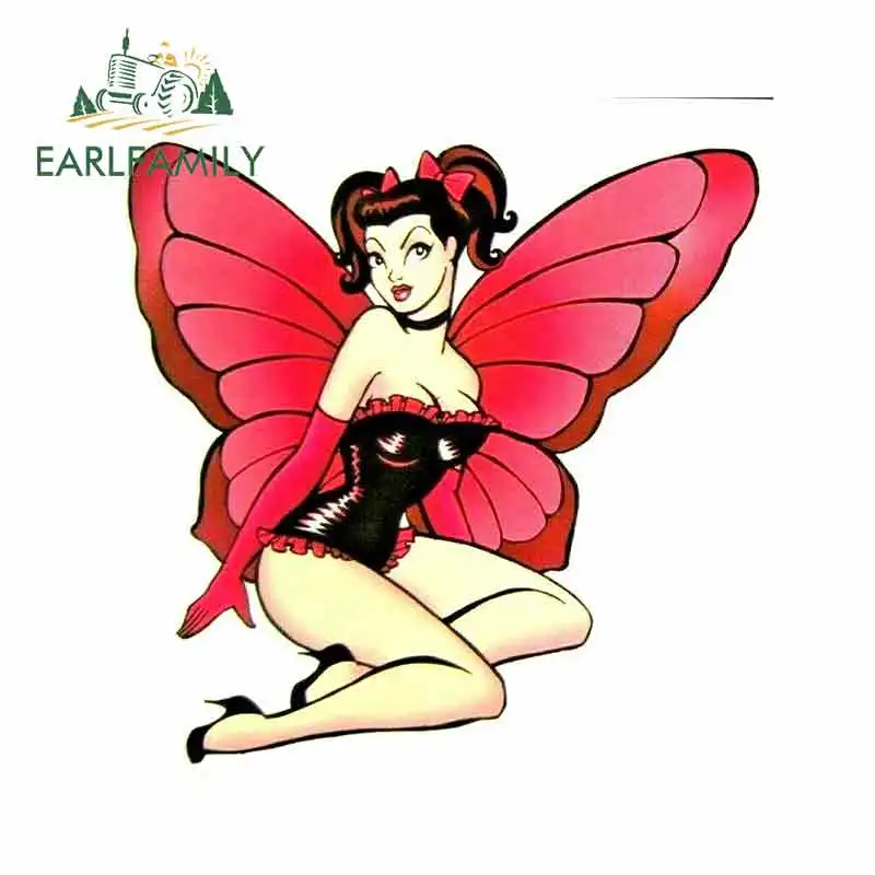 EARLFAMILY 13 см x 12 7 пикантные Фея забавные наклейки для автомобиля и Виниловая пленка