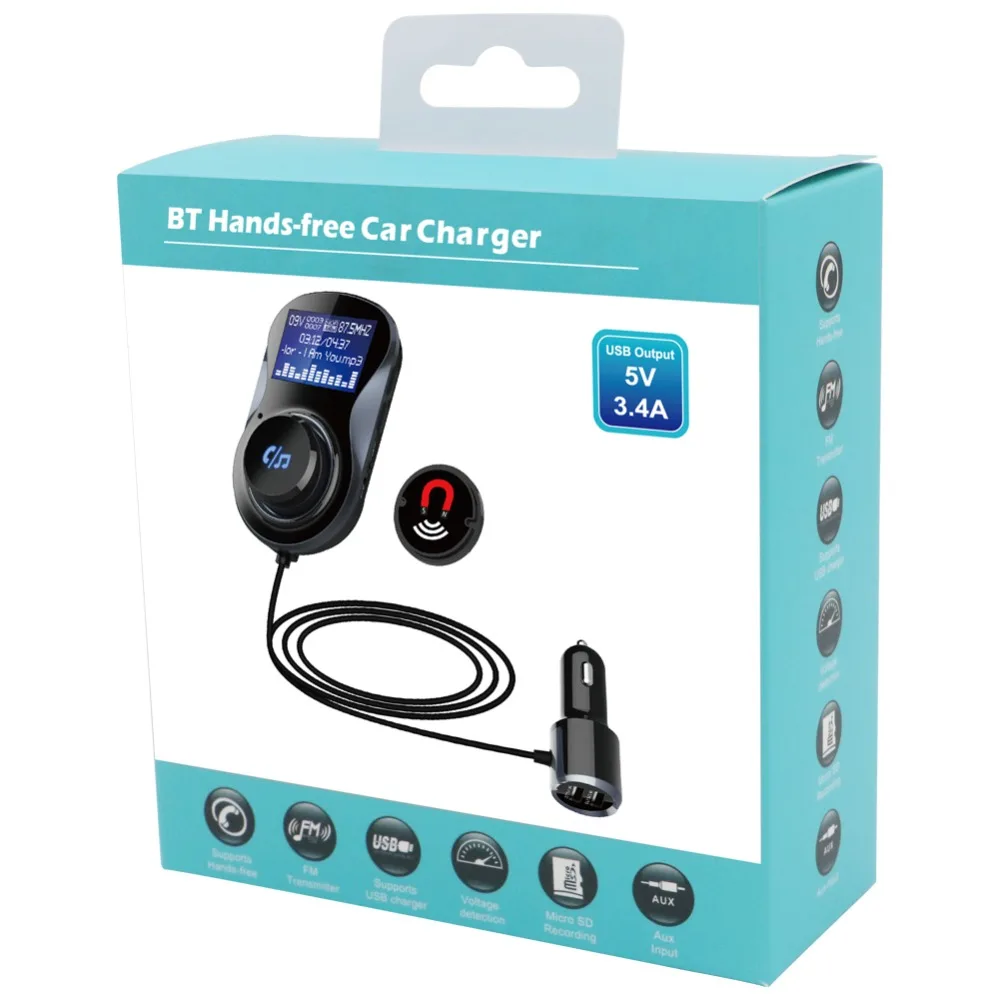 Bluetooth Transmitter Audio Car Mp3 Player Wireless In-Car Modulator Handsfree Kit with LCD Display | Автомобили и мотоциклы