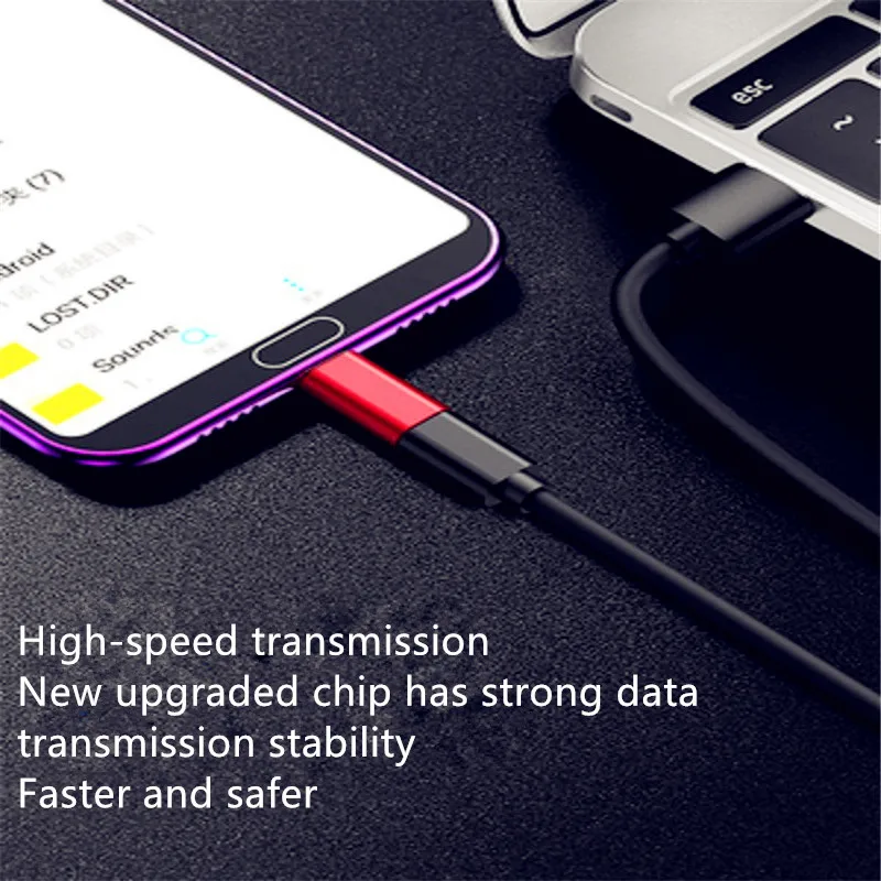 USB адаптер C к Micro OTG кабель Type конвертер для Macbook Samsung Galaxy s8 s9 Huawei p20 pro p10 | Мобильные
